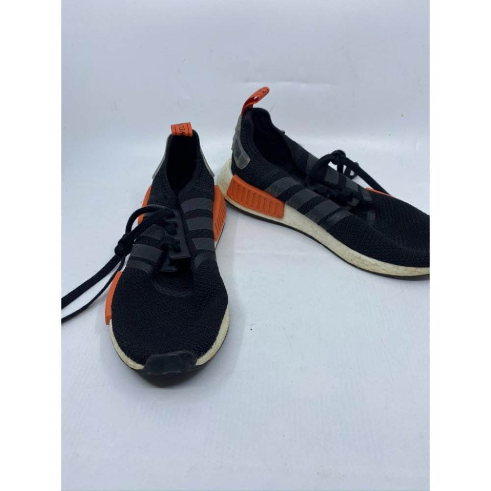 Adidas Blue White Orange Sneakers Size 8.5 - Picture 2 of 8